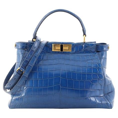 fendi croc|fendi peekaboo bag sale.